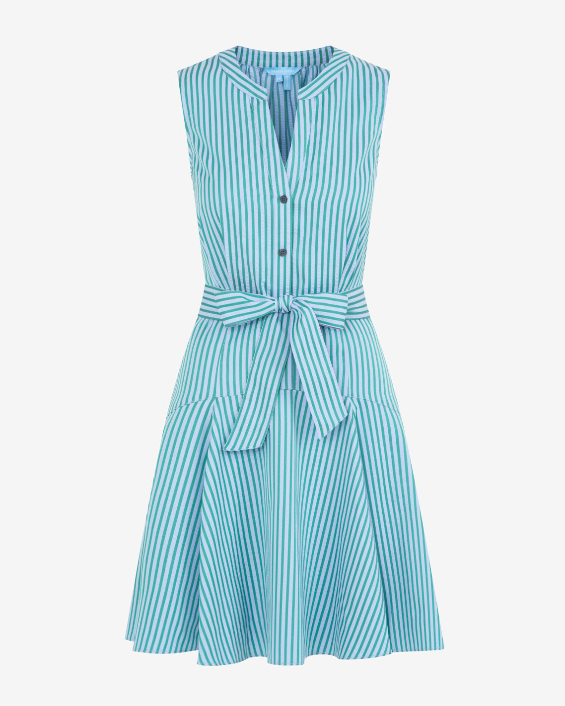 Avery Sleeveless Dress in Seersucker Stripe | Draper James Best Seller