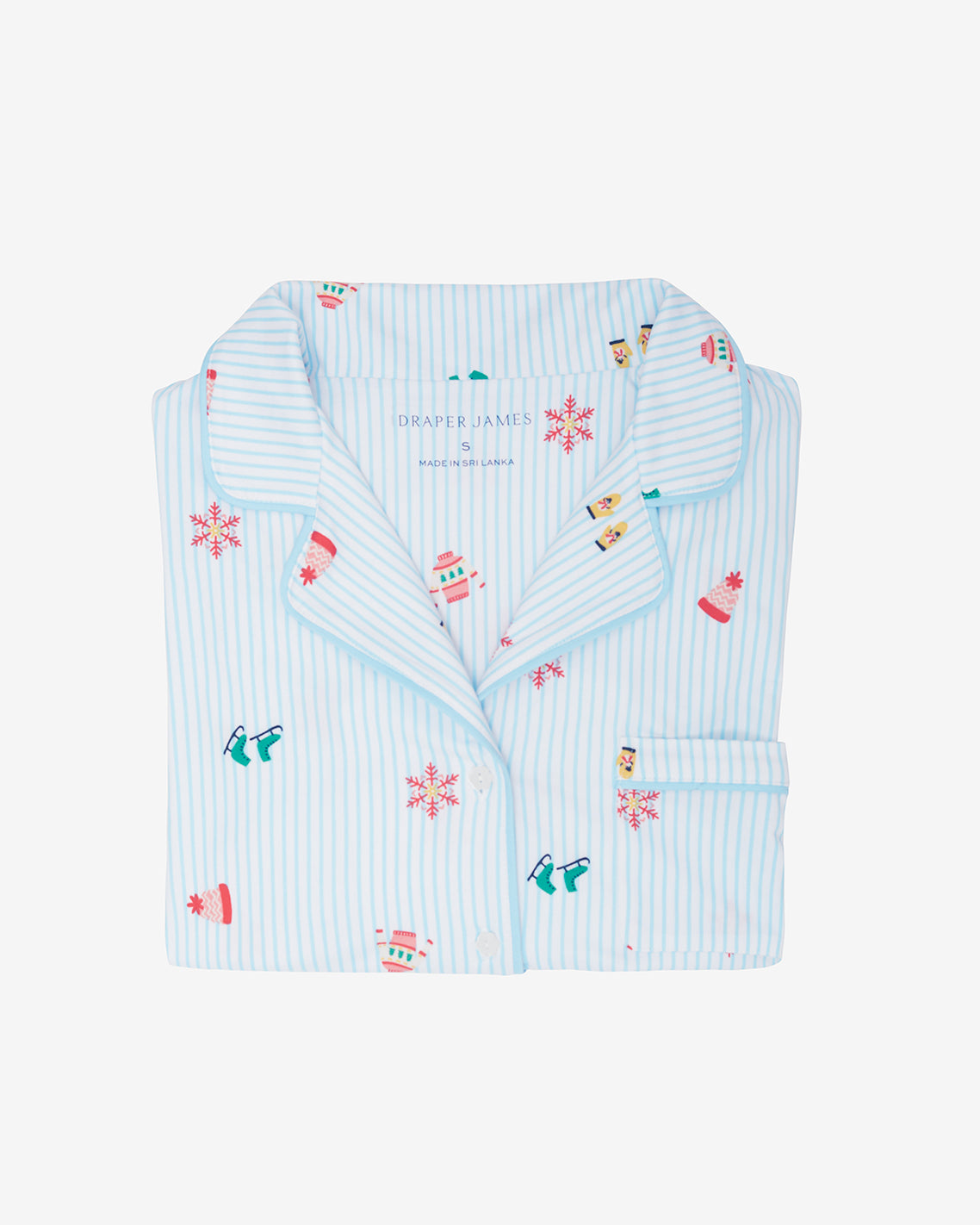 Linda Long-Sleeve Pajama Set in Winter Wonderland | Draper James Best Seller