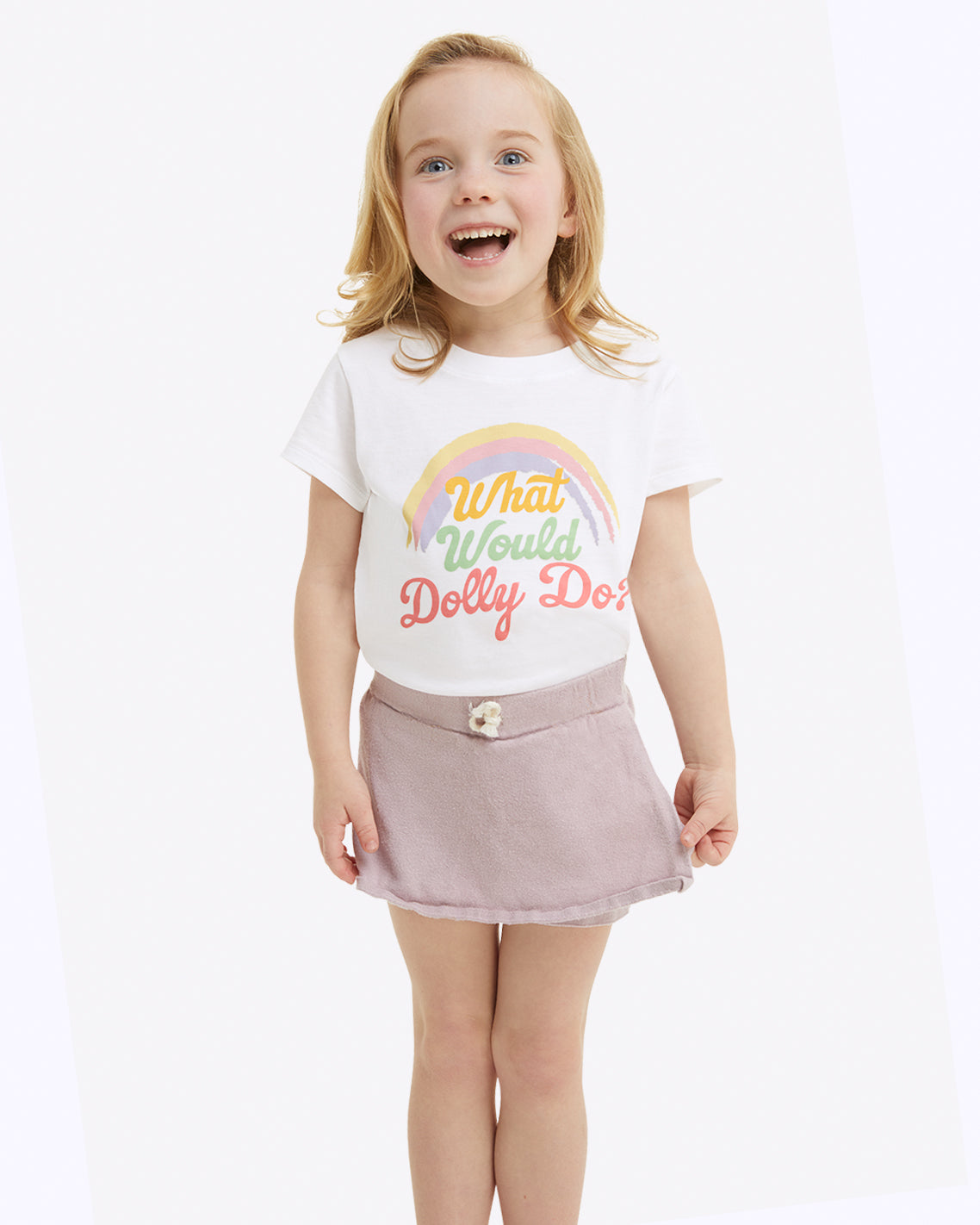 Kids WWDD Rainbow Tee | Draper James New