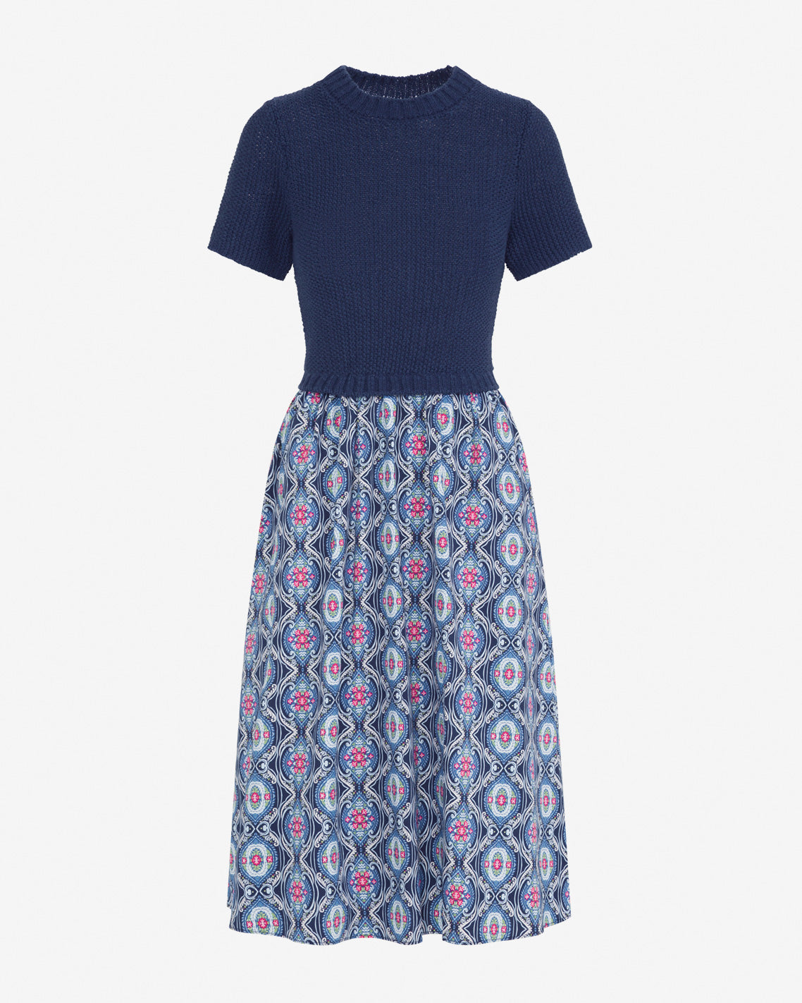 Chiara Mixed Media Midi Dress | Draper James Recommended