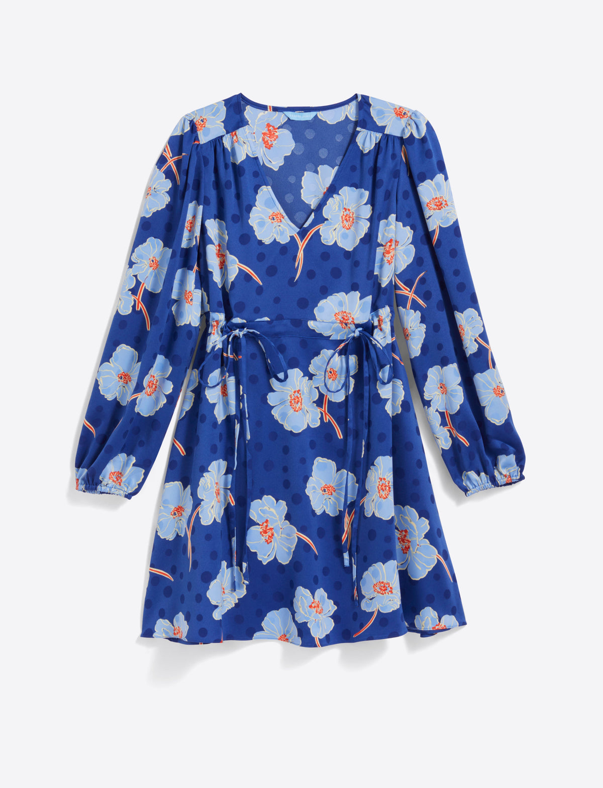 Kellie Babydoll Dress in Printed Dot Jacquard | Draper James Special Offer