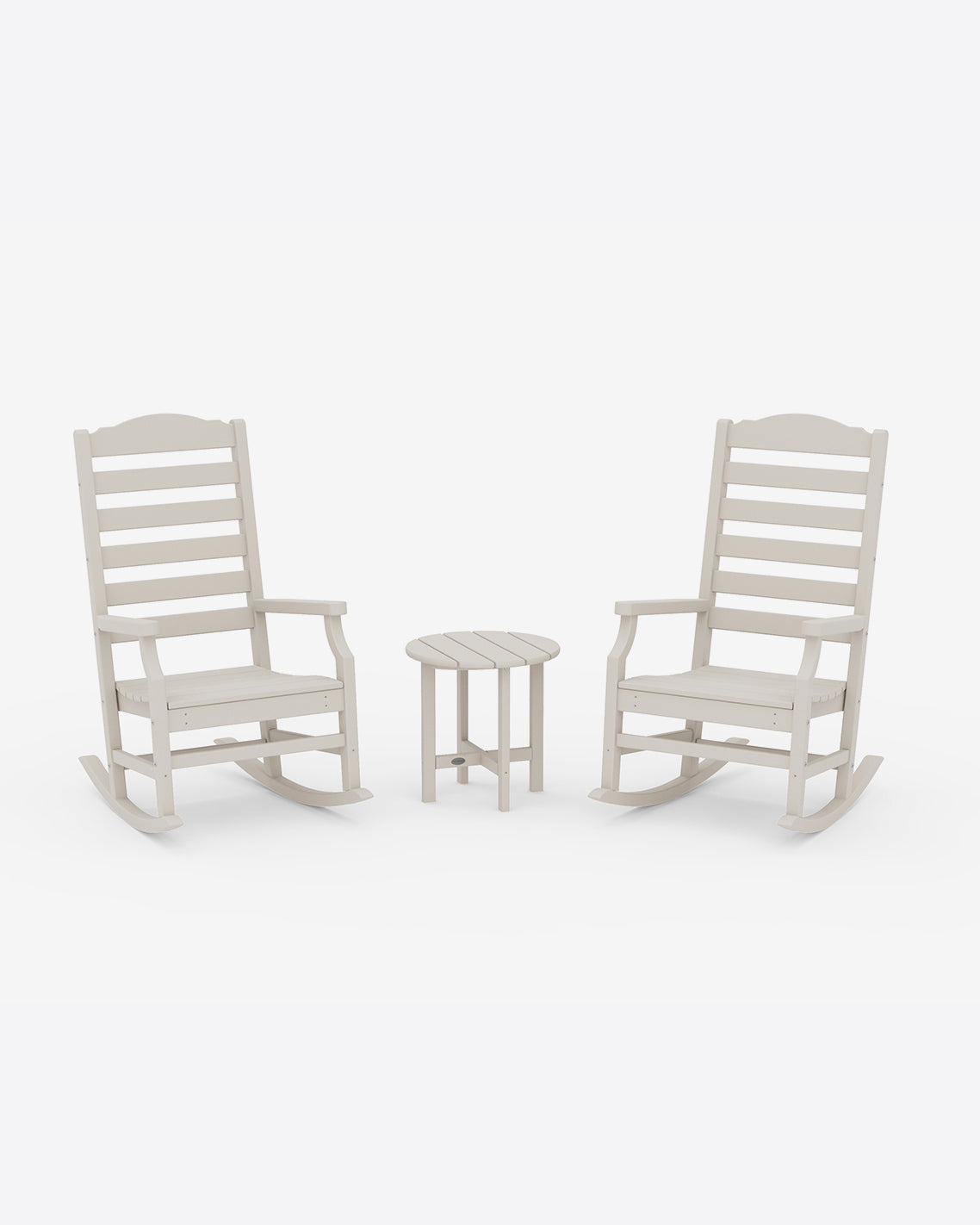 Savannah 3-Piece Rocking Chair Set in White | Draper James Top Pick