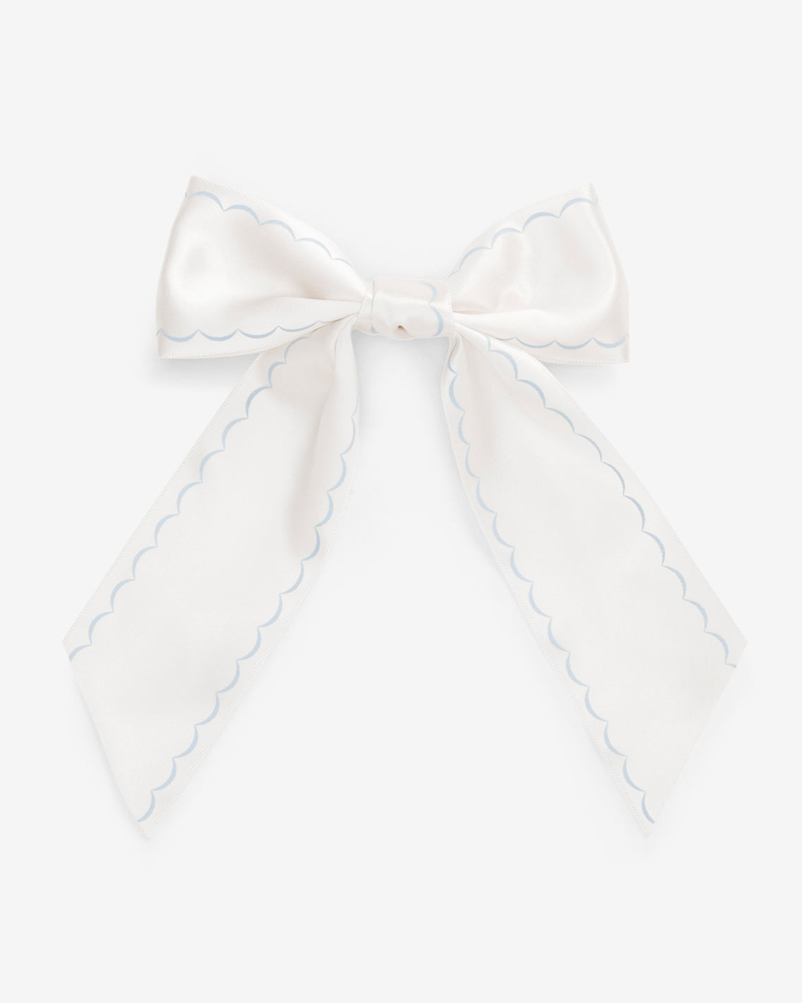 Scallop Embroidery Bow Clip | Draper James Smart Buy