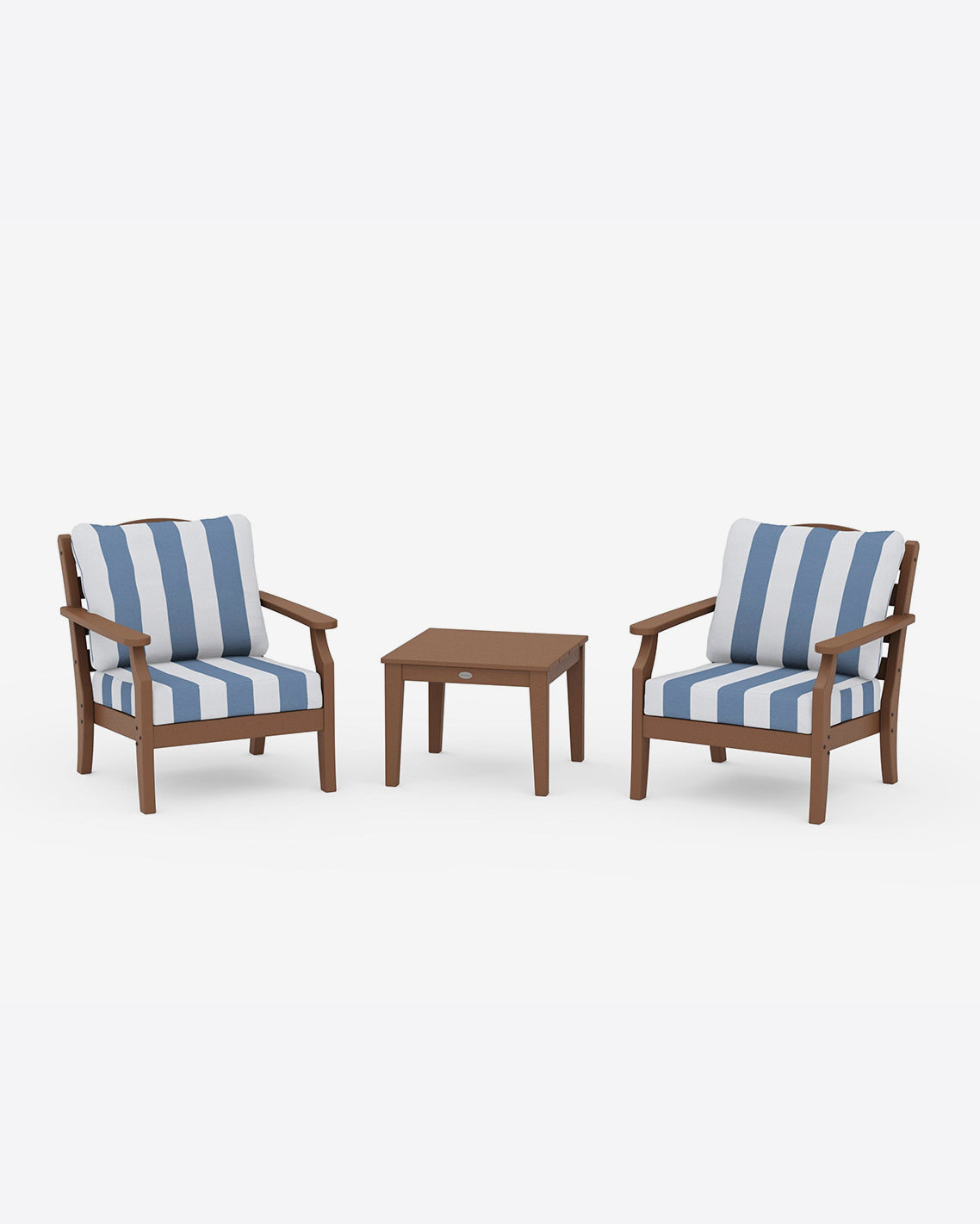 Savannah 3-Piece Seating Set – Cabana Stripe Gray | Draper James Everyday