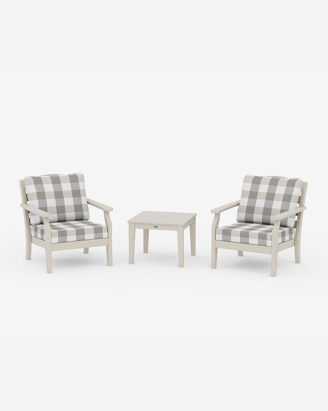 Savannah 3-Piece Seating Set – Buffalo Plaid Green | Draper James Signature