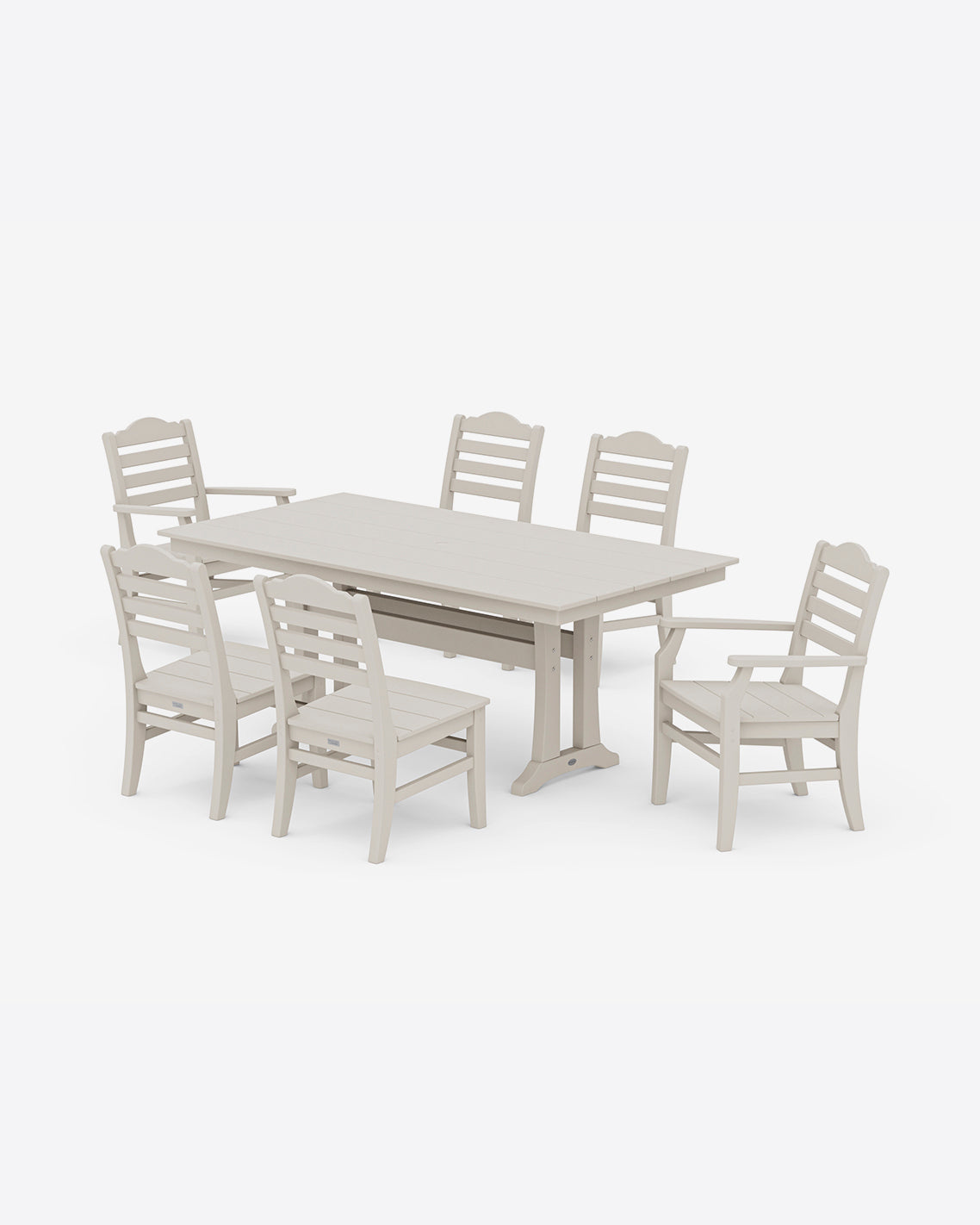 Savannah 7-Piece Farmhouse Dining Set with Trestle Legs | Draper James Essential