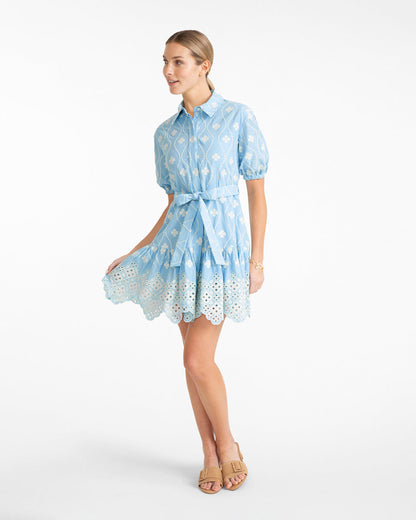 Kallie Mini Dress in Eyelet Embroidery | Draper James Top Pick