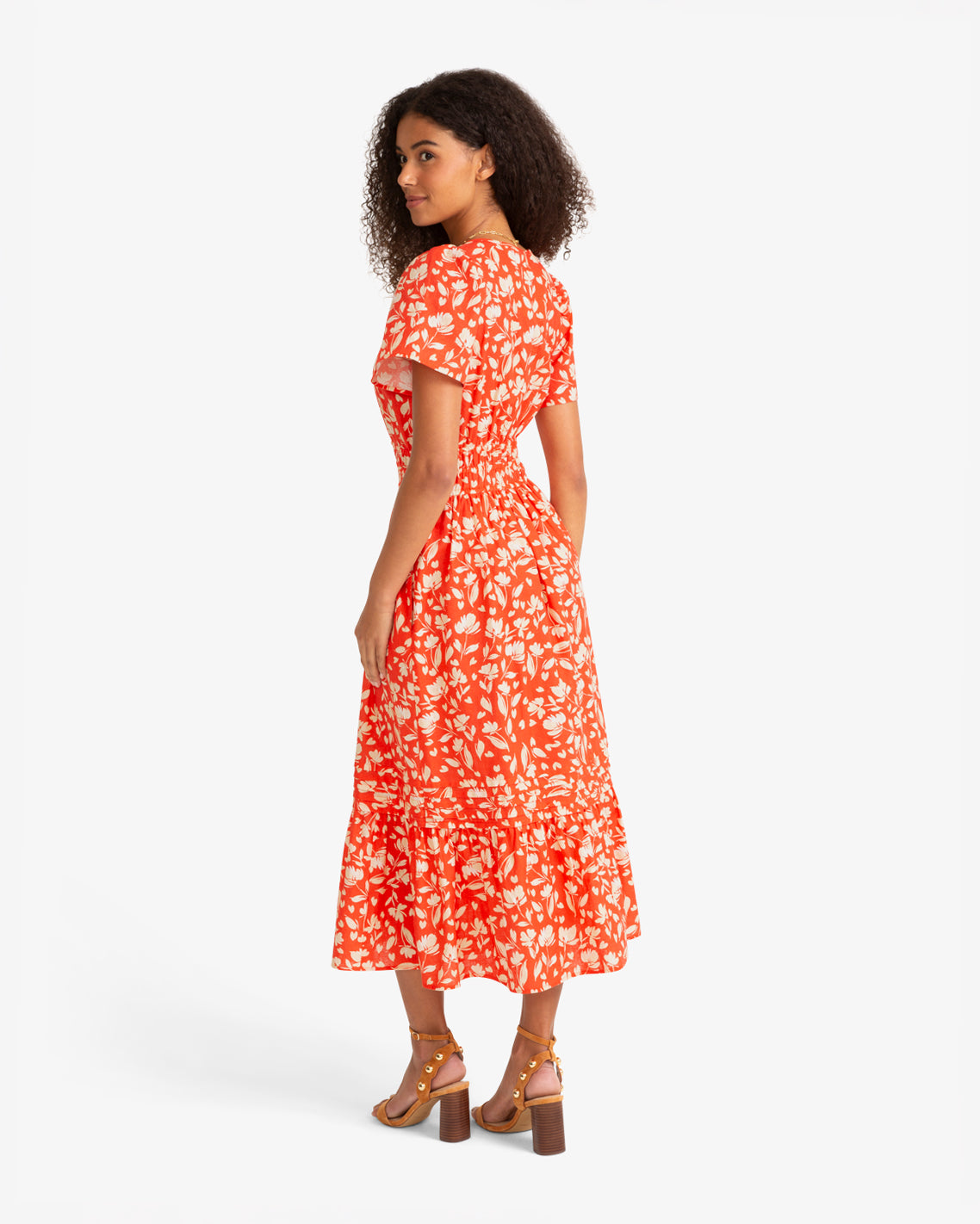 Hollie Midi Dress in Floral Poppy | Draper James Hot Sale