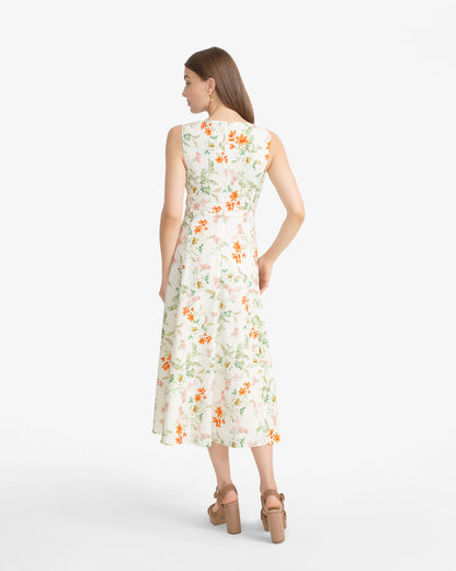 Radley Sleeveless Midi Dress in Floral | Draper James Customer Favorite