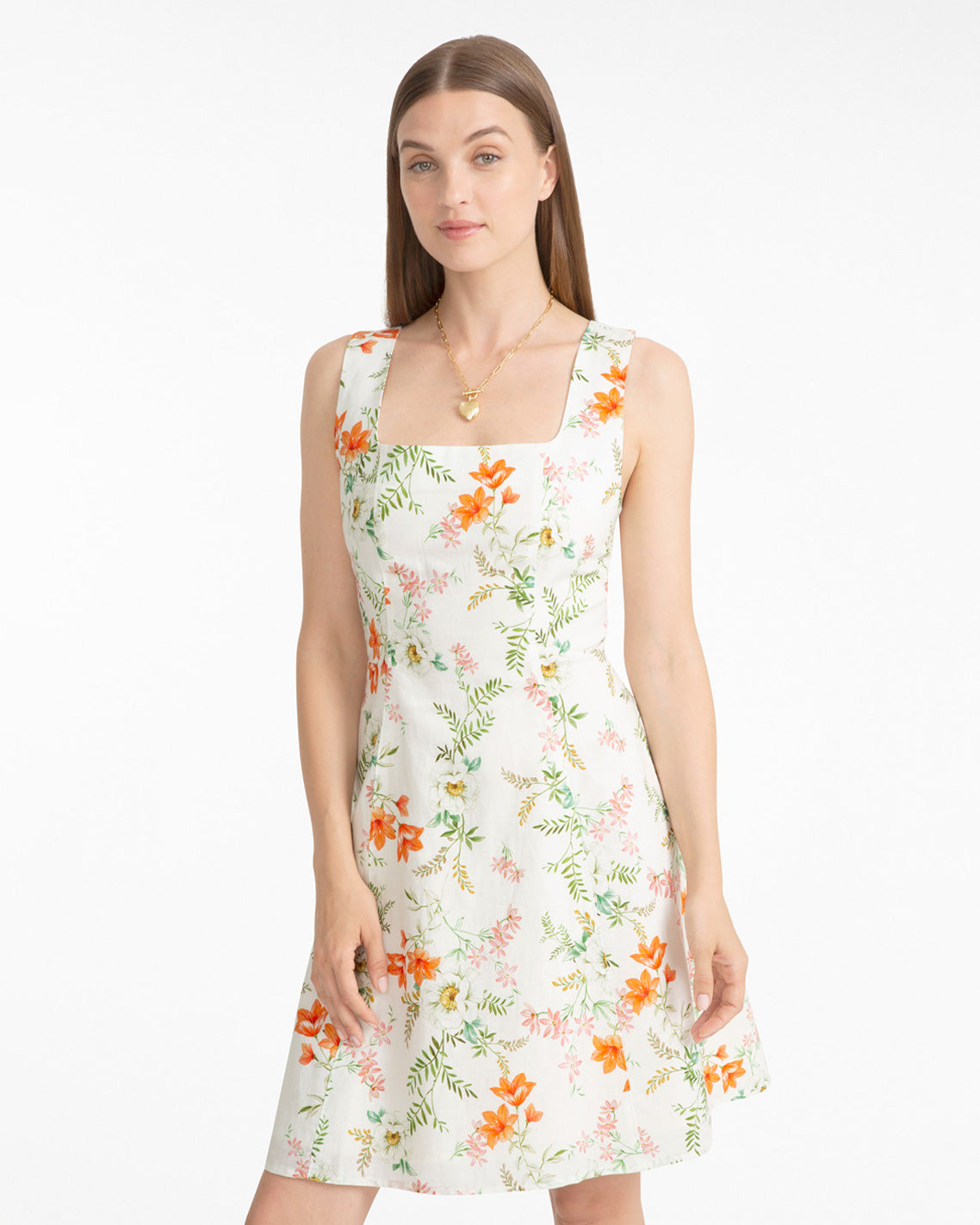 Cove Sleeveless Mini Dress in Floral | Draper James Everyday