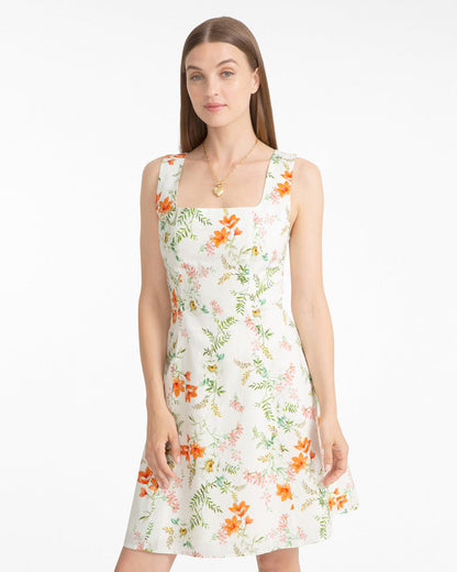 Cove Sleeveless Mini Dress in Floral | Draper James Everyday