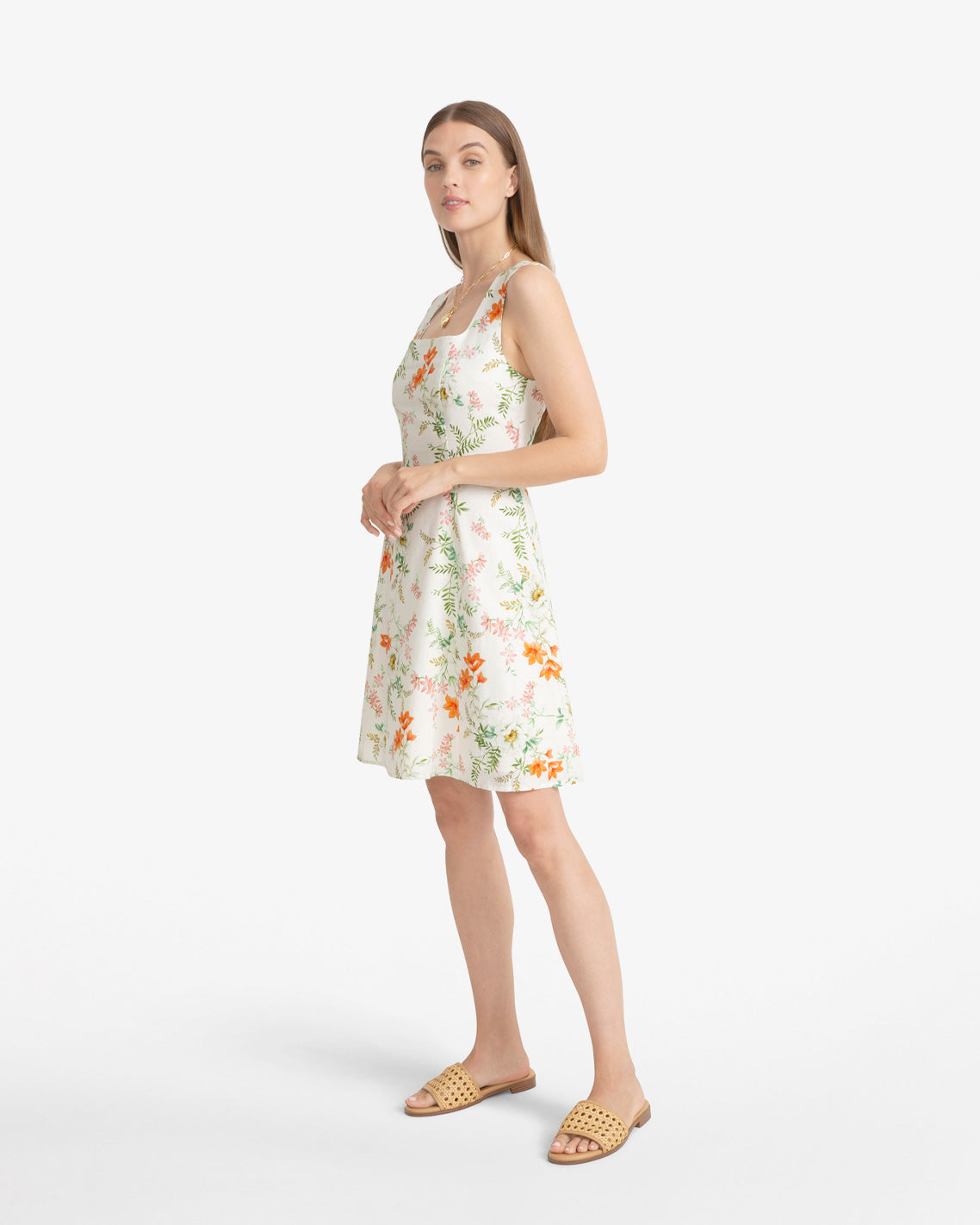 Cove Sleeveless Mini Dress in Floral | Draper James Everyday