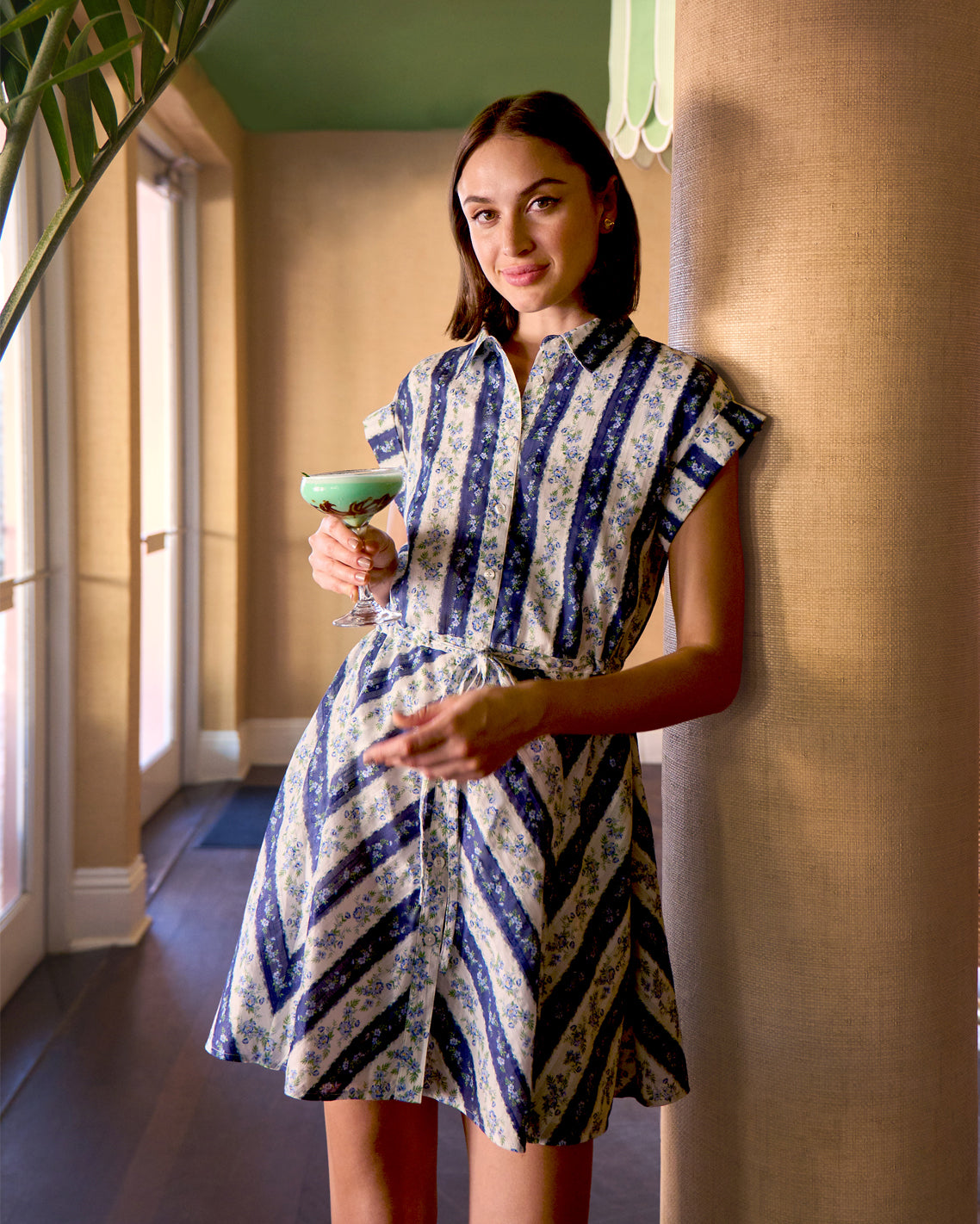 Phoebe Dress in Floral Stripe | Draper James Customer Favorite