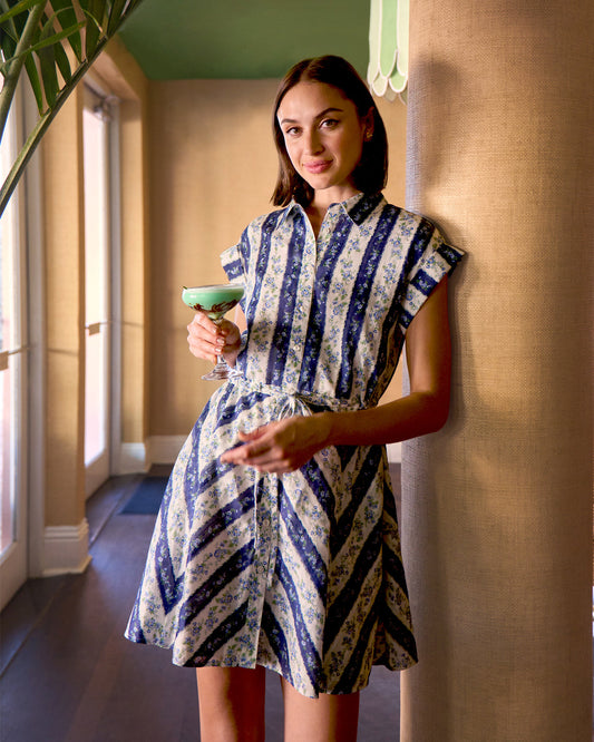 Phoebe Dress in Floral Stripe | Draper James Customer Favorite