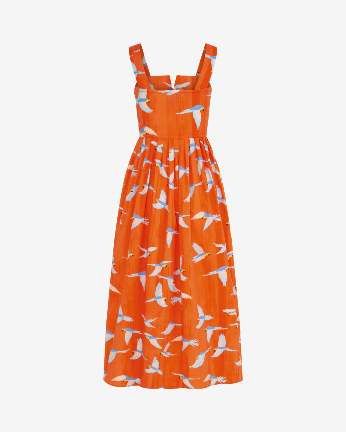 Esme Midi Dress in Parrot Print | Draper James Best Seller