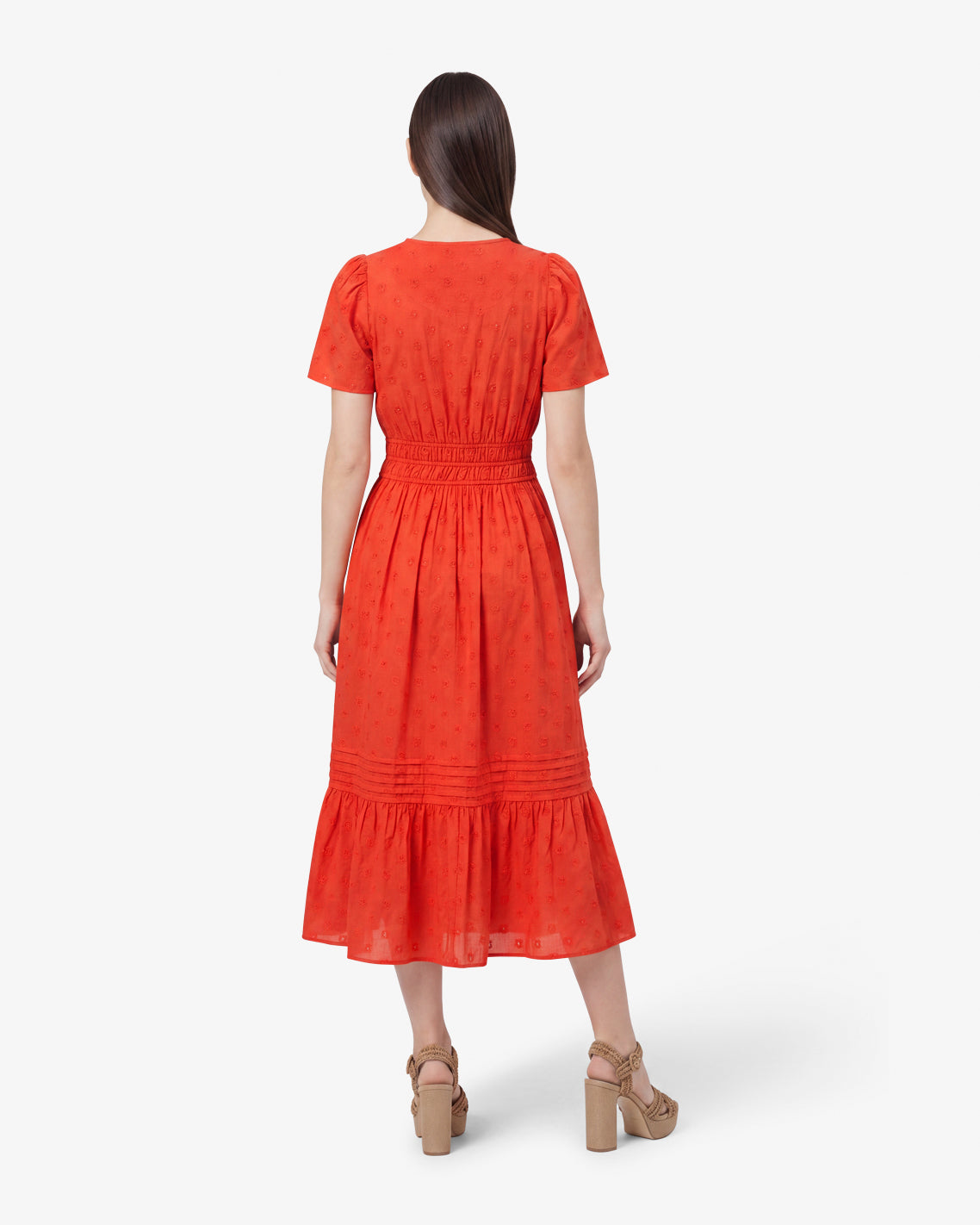 Hollie Midi Dress in Embroidered Flower | Draper James Customer Favorite
