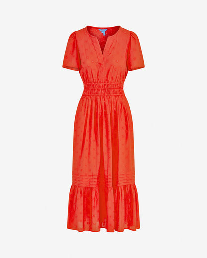 Hollie Midi Dress in Embroidered Flower | Draper James Customer Favorite
