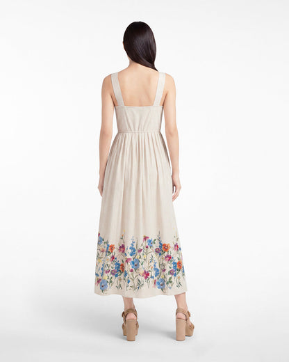 Clarence Midi Dress in Summer Blooms | Draper James Hot Sale