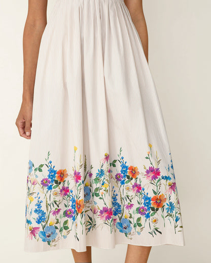 Clarence Midi Dress in Summer Blooms | Draper James Hot Sale