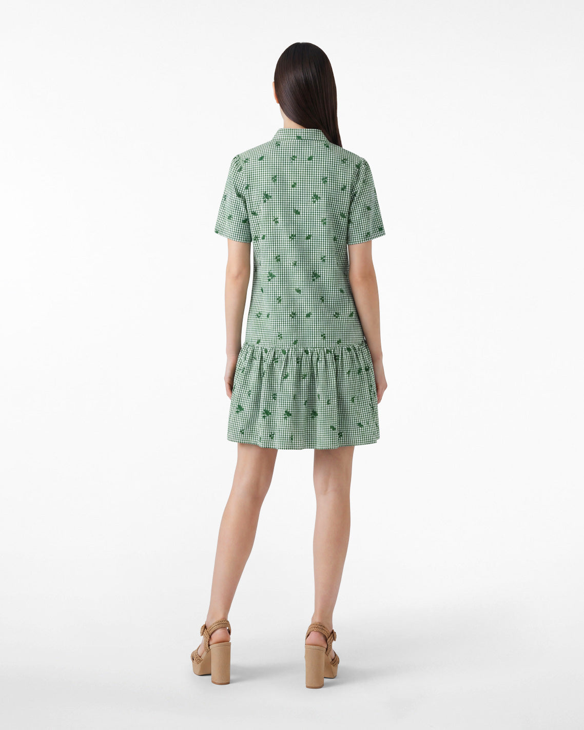 Molly Mini Dress in Green Gingham | Draper James Signature