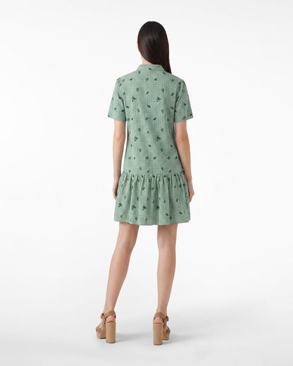 Molly Mini Dress in Green Gingham | Draper James Signature
