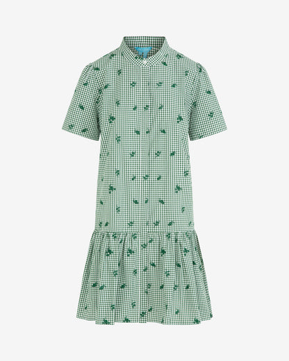Molly Mini Dress in Green Gingham | Draper James Signature