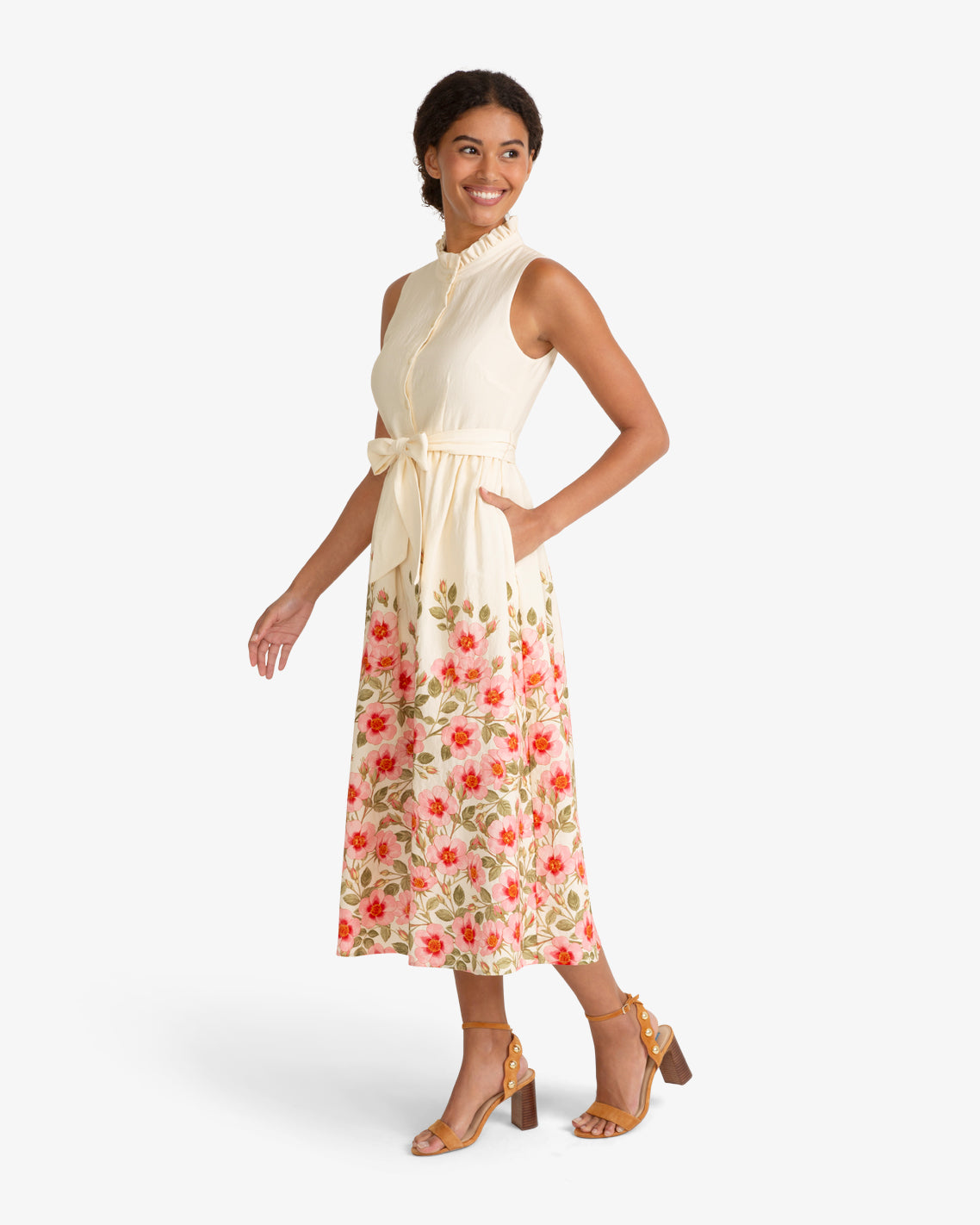 Aria Sleeveless Dress in Wild Rose | Draper James Trending