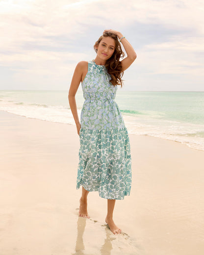 Marlow Two Tone Shell Midi Dress | Draper James Featured