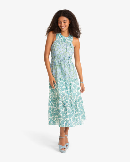 Marlow Two Tone Shell Midi Dress | Draper James Featured