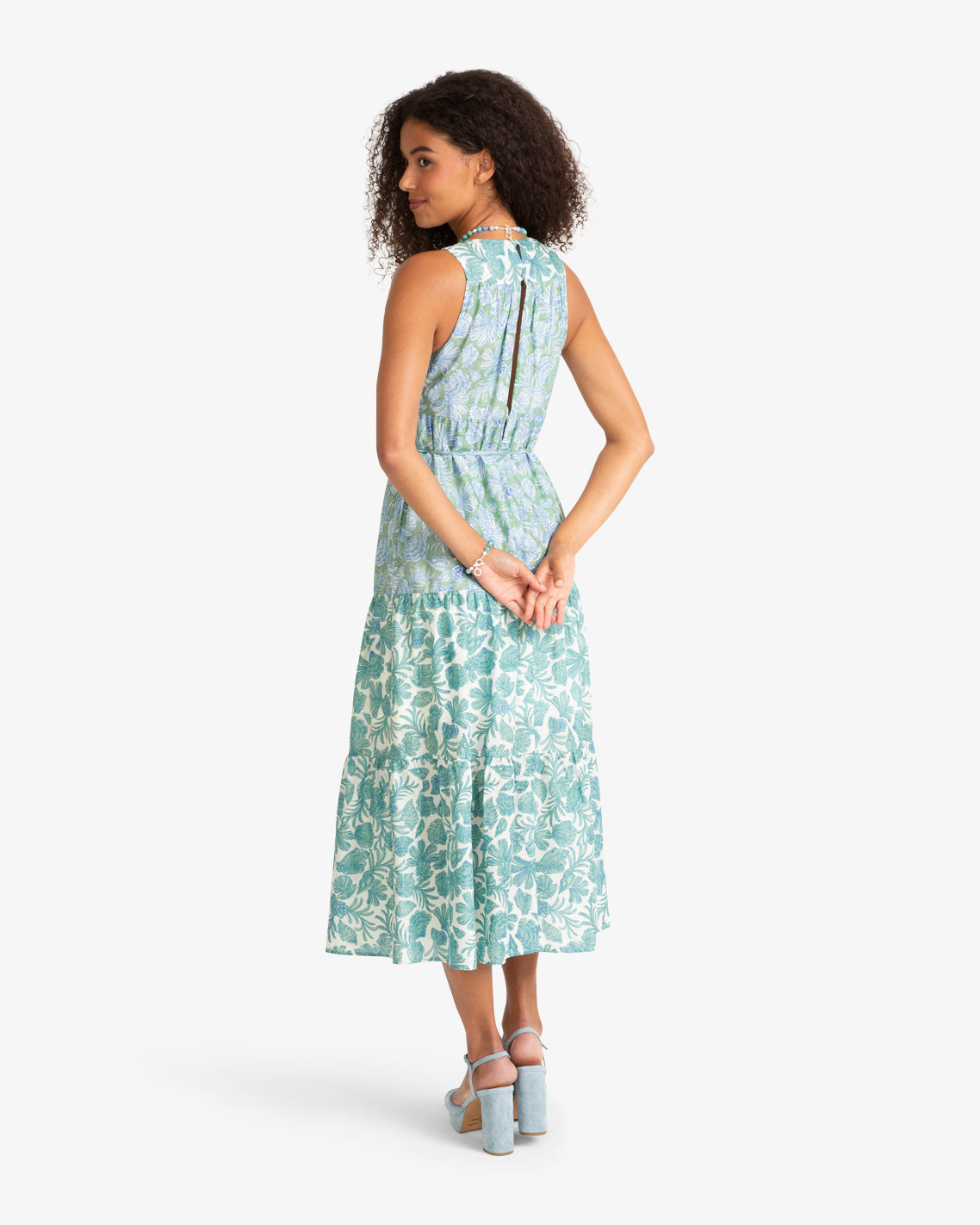 Marlow Two Tone Shell Midi Dress | Draper James Featured