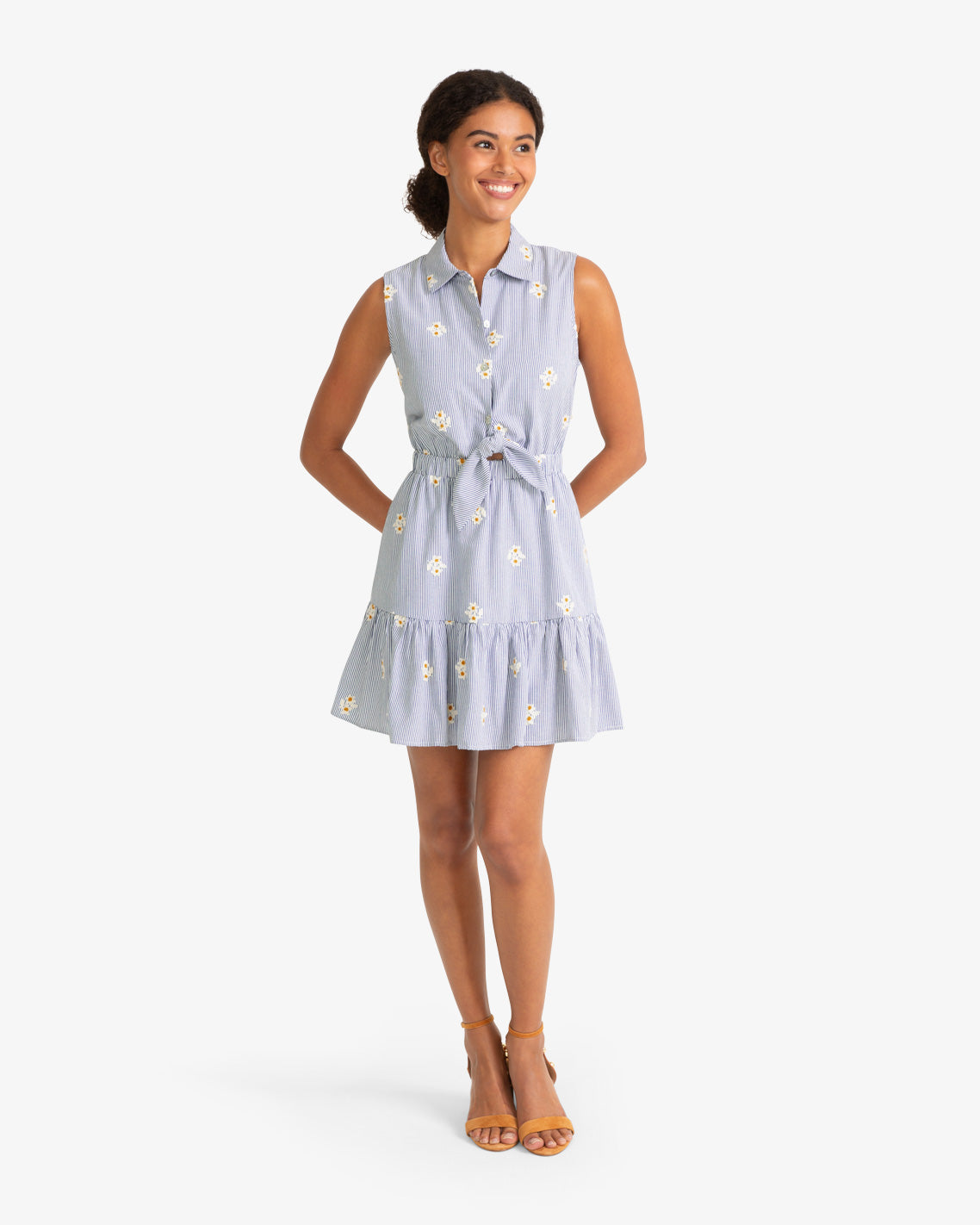 Laken Tie Waist Stripe Dress | Draper James Top Pick