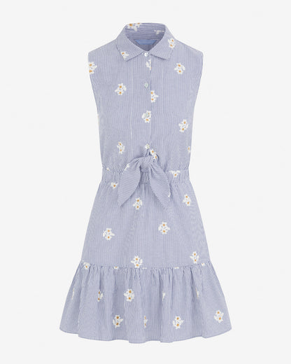 Laken Tie Waist Stripe Dress | Draper James Top Pick