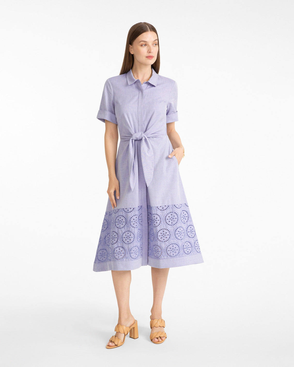 Riley Midi Shirtdress in Embroidery | Draper James Customer Favorite