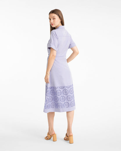 Riley Midi Shirtdress in Embroidery | Draper James Customer Favorite