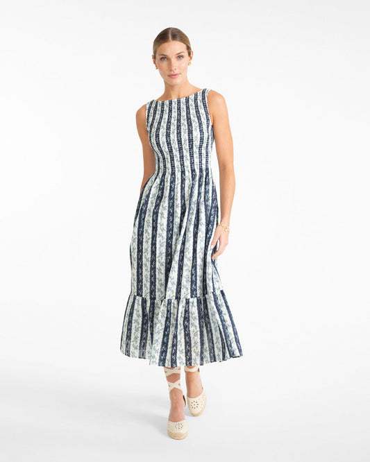 Wren Dress in Floral Stripe | Draper James Great Value