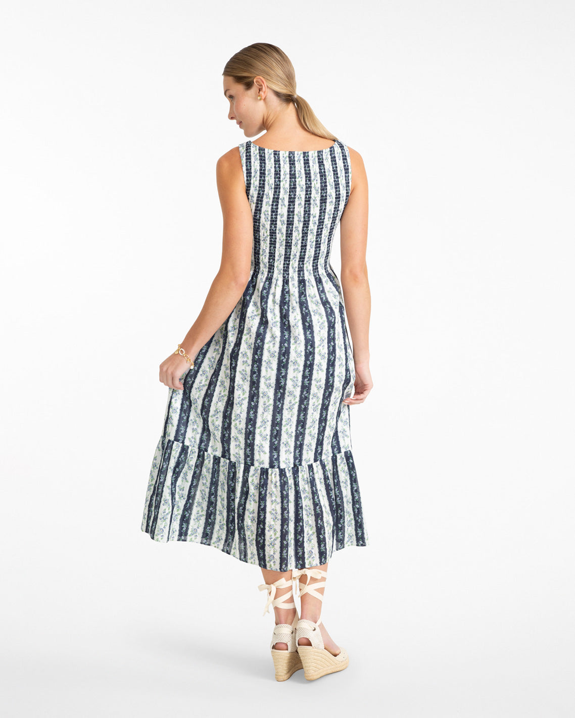 Wren Dress in Floral Stripe | Draper James Great Value