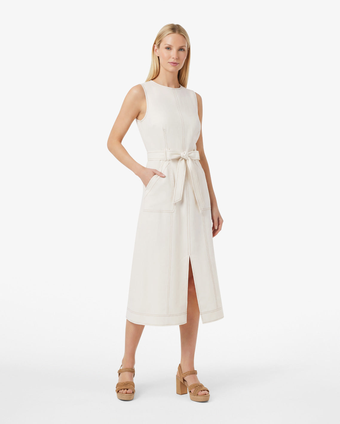 Thea Midi Dress in Linen | Draper James Great Value