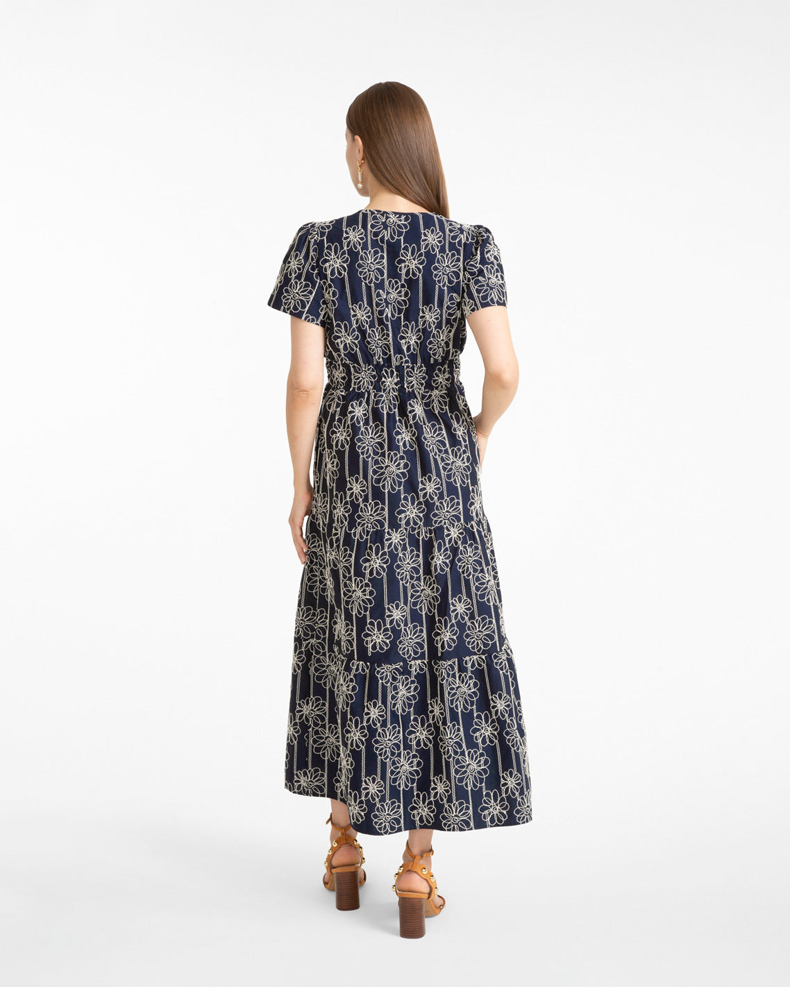 Hollie Midi Dress in Embroidery | Draper James Sale
