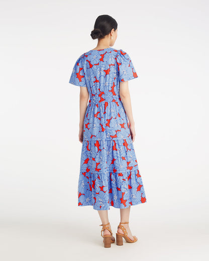 Hollie Midi Dress in Floating Floral | Draper James Latest