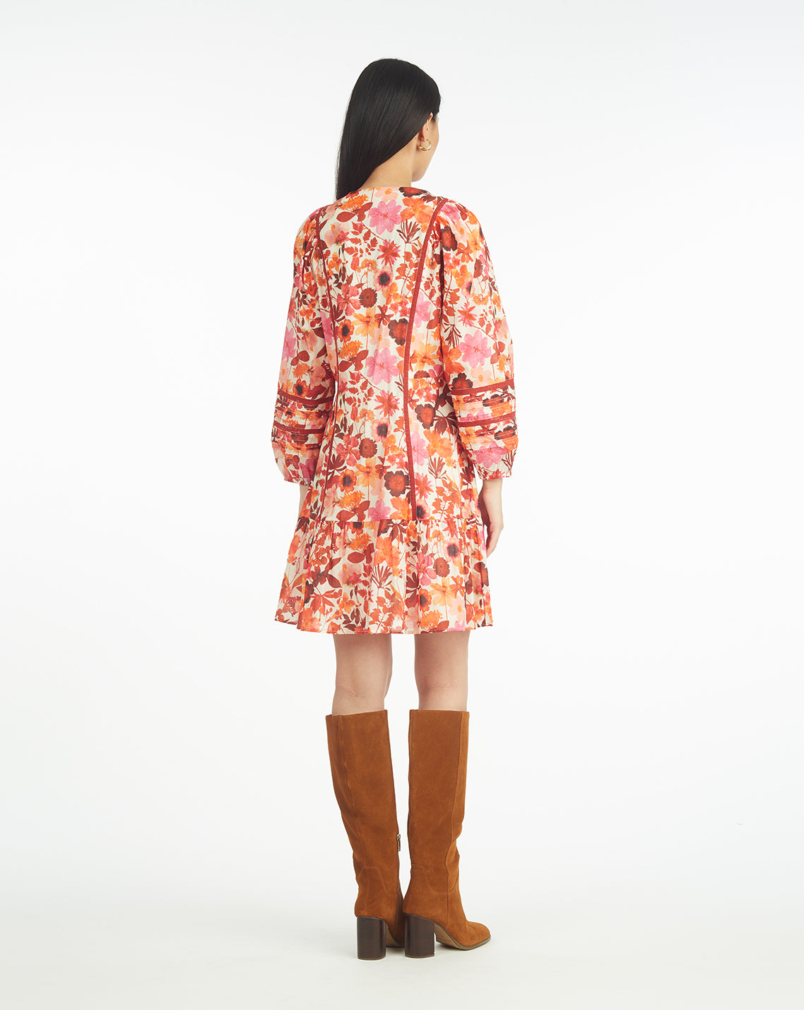 Gwen Long-Sleeve Dress in Botanical Garden | Draper James Sale