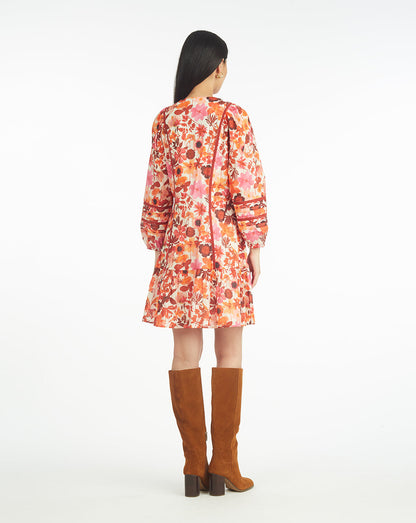 Gwen Long-Sleeve Dress in Botanical Garden | Draper James Sale