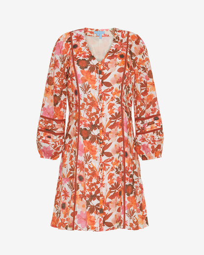 Gwen Long-Sleeve Dress in Botanical Garden | Draper James Sale