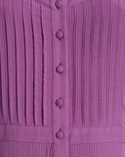 Brynn Sleeveless Midi Dress in Amethyst | Draper James Classic