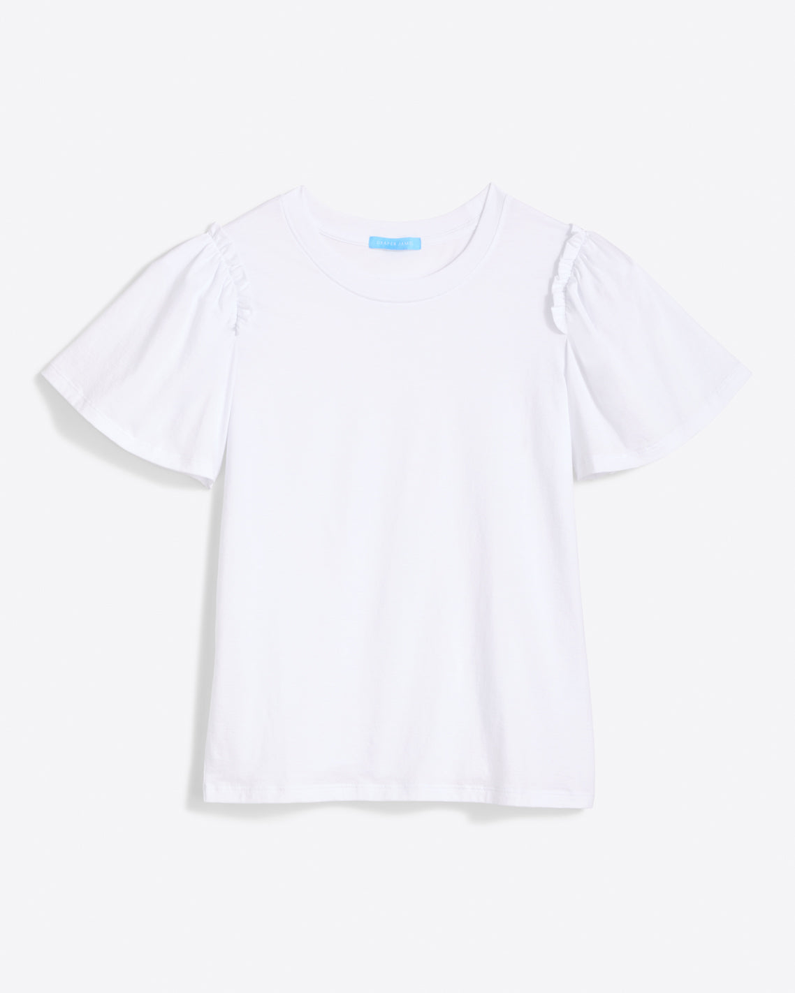 Short Sleeve Easy Knit Top in White | Draper James Exclusive