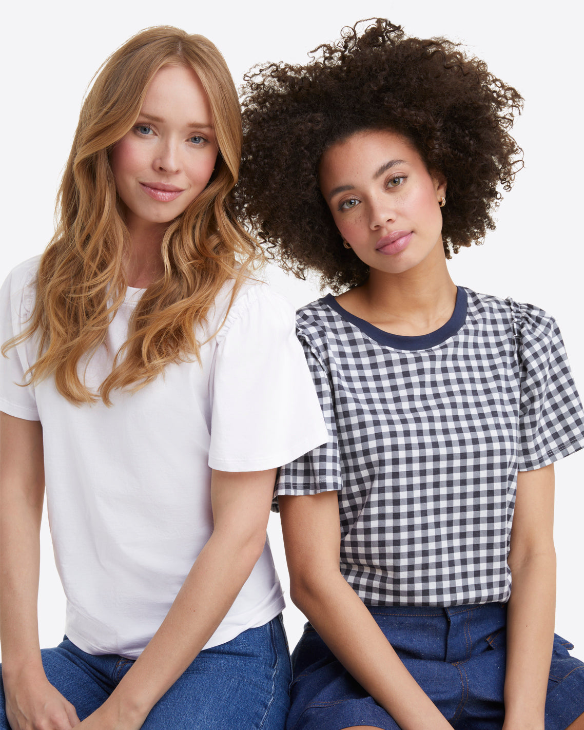 Short Sleeve Easy Knit Top in White | Draper James Exclusive
