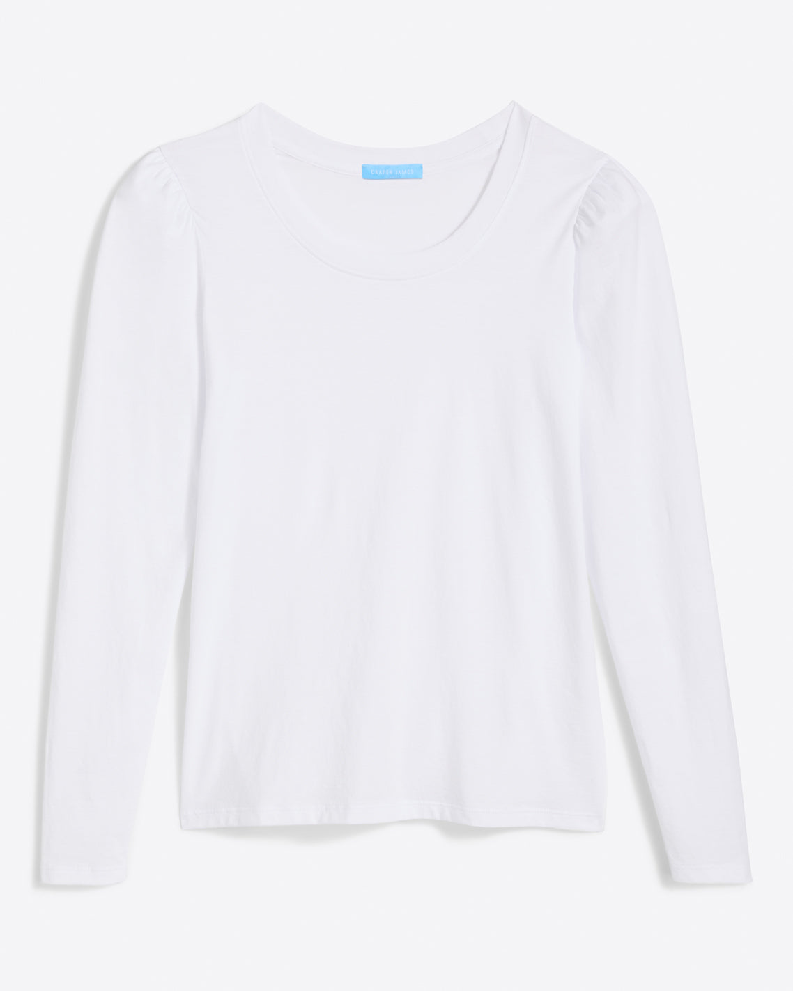 Long-Sleeve Easy Knit Top in White | Draper James Value