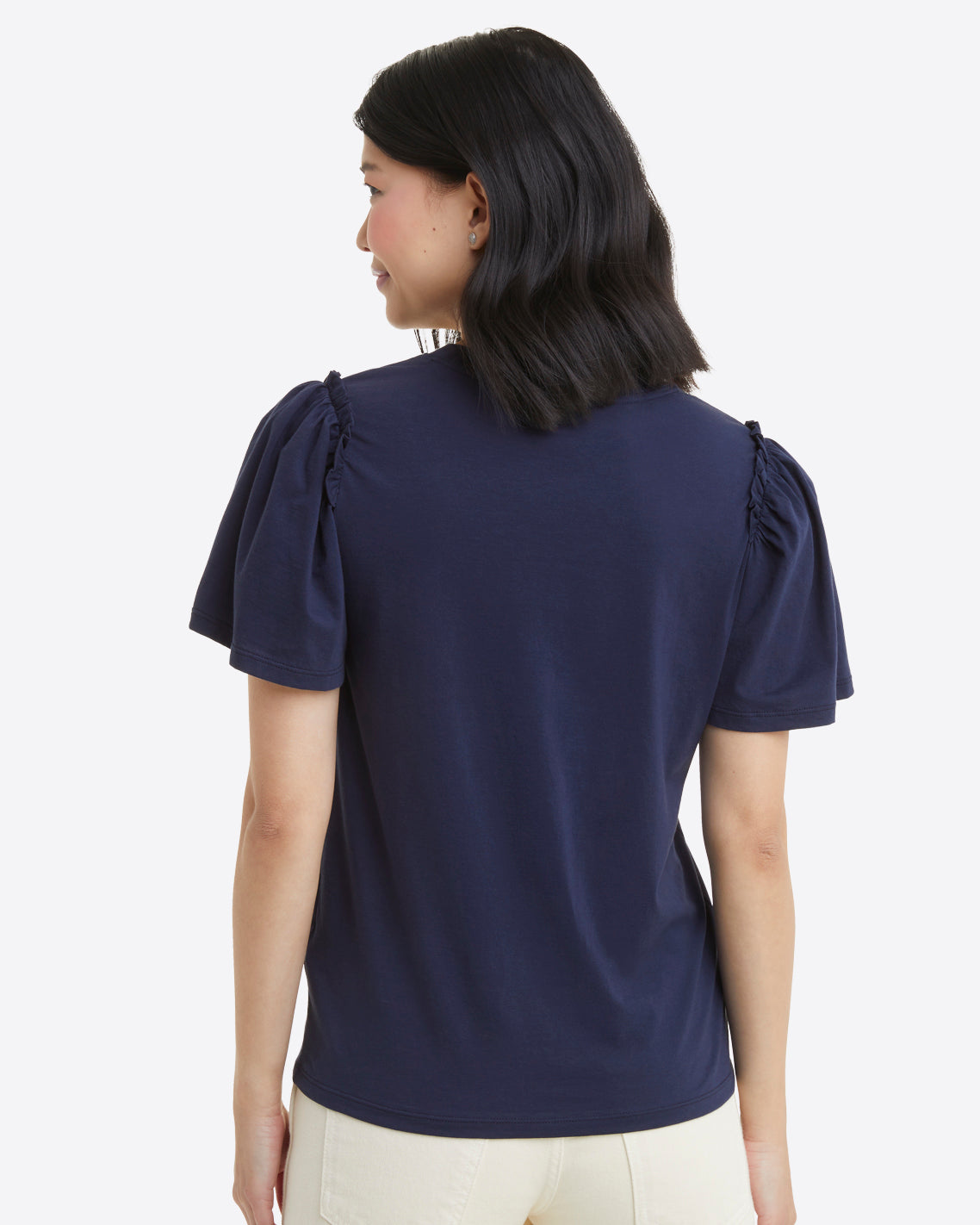 Short Sleeve Easy Knit Top in Navy | Draper James Hot Sale
