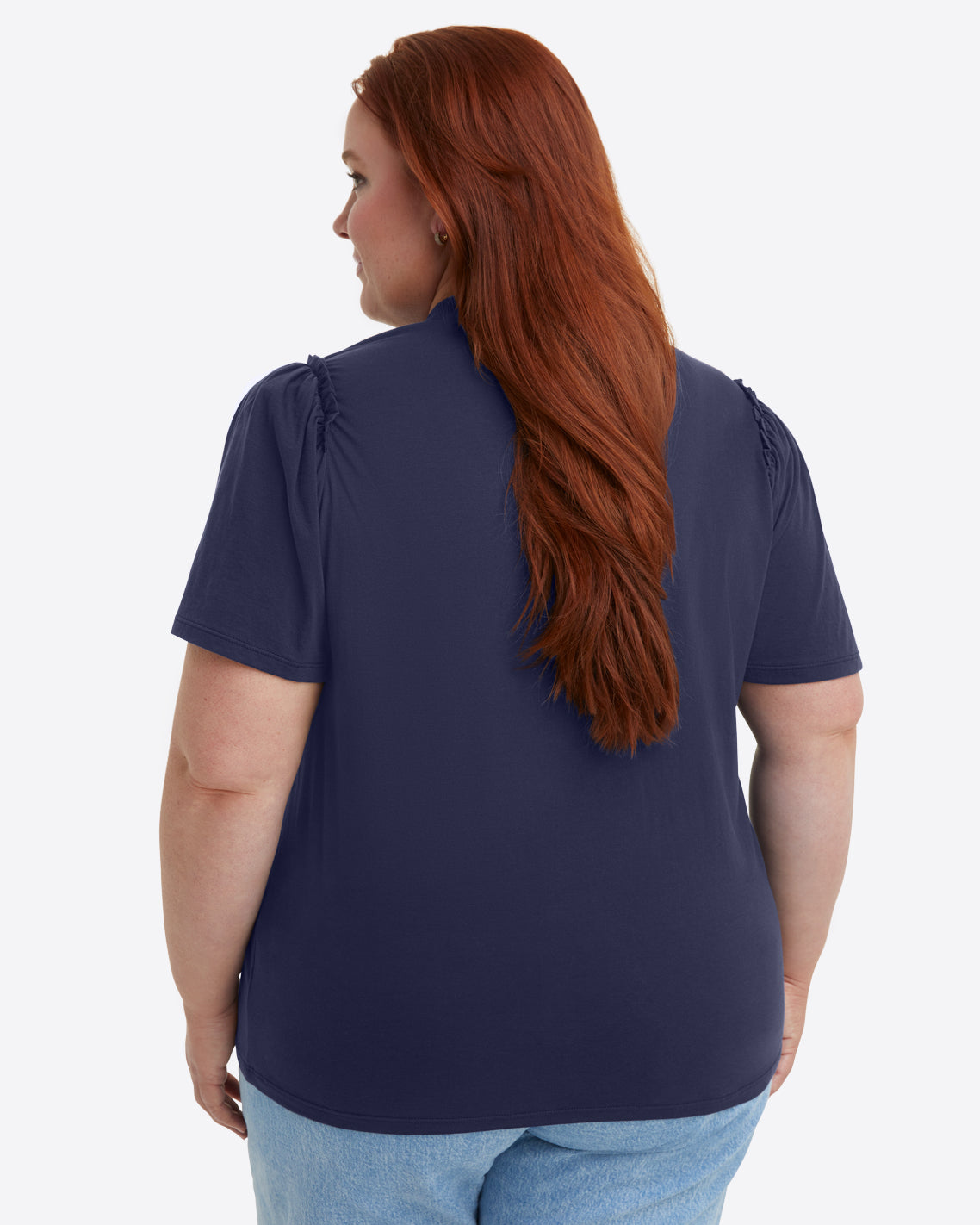 Short Sleeve Easy Knit Top in Navy | Draper James Hot Sale