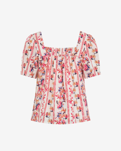 Square Neck Floral Top | Draper James Deals