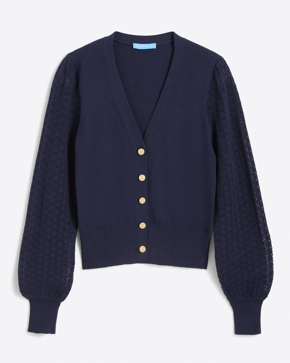 Button Front Cardigan in Navy | Draper James Quality